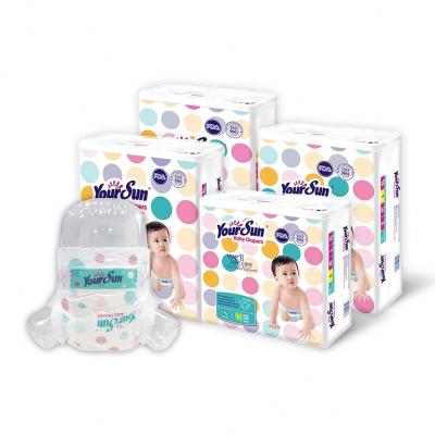 China Premium Quality Good Quality Jacquard Goods Diapers ISO Approved Baby Disposable Disposable Diapers Wholesale Baby for sale