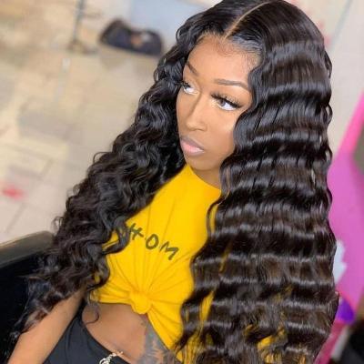 China Soft Smooth Raw Indian Virgin Hair Bundles 9A 10A 12A Deep Wave 30 Inch Curly Bundles Cuticle Aligned Deep Weave for sale