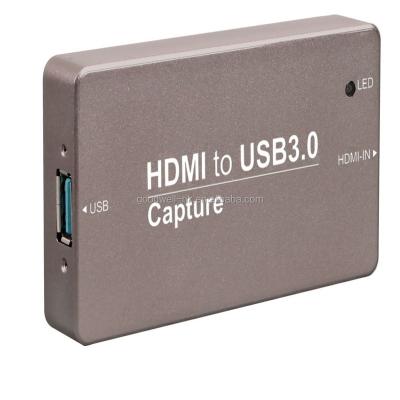 China HD-MI1.4 Port Grabber Signal Converter Mini Metal Video Case One Channel HD HD-MI Linux USB Video Capture for sale