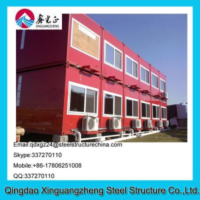 China Modern modular light steel frame economic prefabricate container hotel for sale