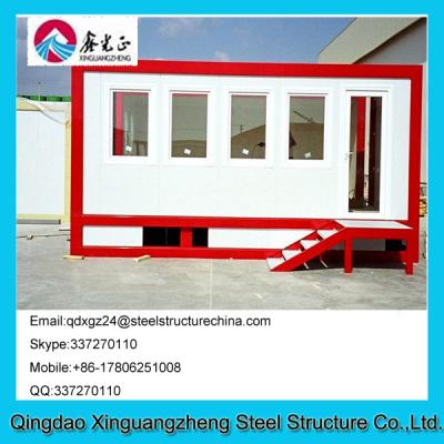 China Easy Installation Stackable Flat Pack Storage Containers With Side Stair for sale