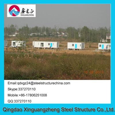 China Modern Steel Two Doors Flat Pack Container House South Africa For Public Shower Room for sale