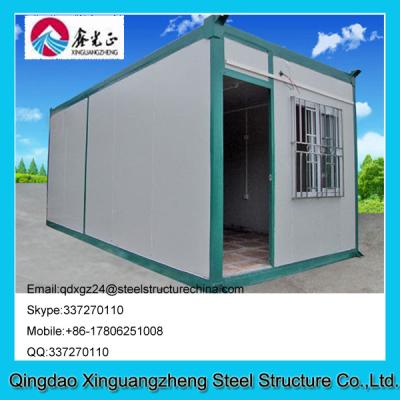 China Modular 20ft container flat pack house for living house for sale