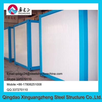 China Flat pack contianer living house for refugee camp for sale