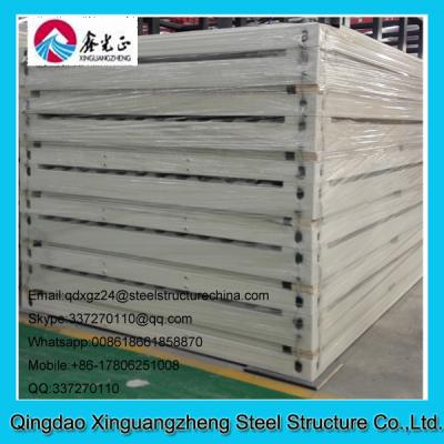 China Sandwich panel wall prefab flat pack office container house for sale