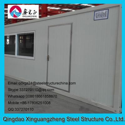 China 20ft joint flat pack container single door slide window house for sale