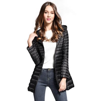 China Hot Sale Women's Coat Fashion High Quality Winter QUICK DRY Down Jacket Mid Length Down Jacket for sale