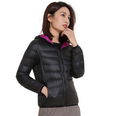 China Viable sufficiency Duck Jacket Lightweight Down Jackets high quality and low price double sided down jacket for sale