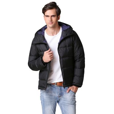 China Factory Direct High Quality Winter Coats Breathable With Hood Light Breathable Man Hooded Down Jacket for sale