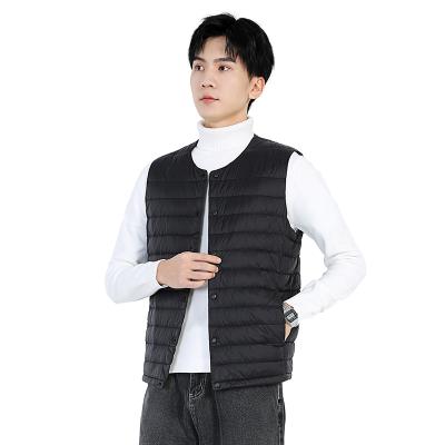 China Hot Selling Lower Price Waterproof Round Neck Vest Mens Sleeveless Round Neck Vest for sale