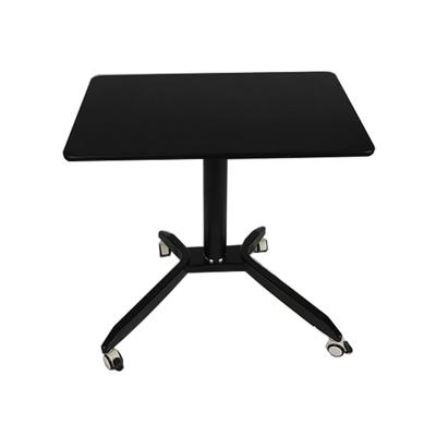 China (Height) One Size Black Adjustable Height Adjustable Heavy Duty Steel Frame Table Able Sit Or Stand Large Workspace Office Classrooms Stand Lift for sale