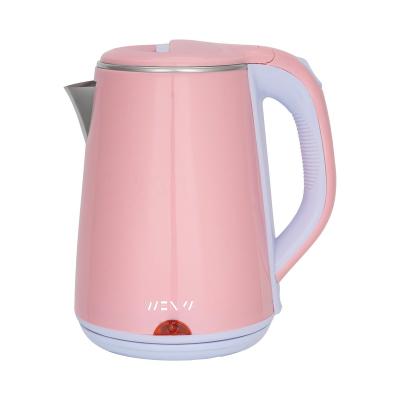 China 360 Degree Rotating Automatic Rotating Base Stainless Steel Hot Water Plastic Electric Kettle for sale