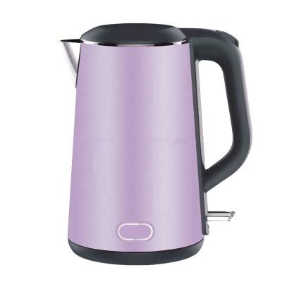 China Chinese-made 360 ​​degree rotation base double-layer kettle stainless steel inner layer 220V high-power kettle can effectively avoid scalding for sale