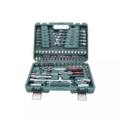 China Car Tool Kit 78 Pcs 1/2 Inch And 1/4 Inch CRV Socket Wrench Set With Hex Socket For Repair for sale