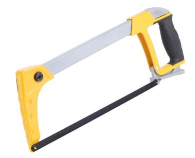 China Wood Heavy Duty Hacksaw Frame With Saw Blade High Tension Storage Blade Hand Saw Wood for sale