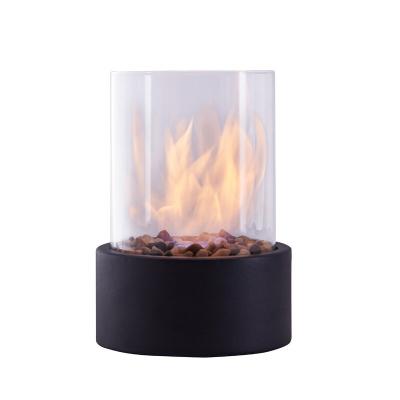 China Sophie Metal Bio-Ethanol Outdoor Tabletop Stocked Fireplace with Flame Guard for sale