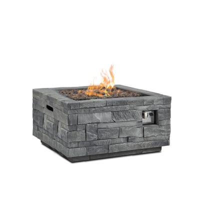 China Concrete Outdoor Gas Fire Pit Table for sale