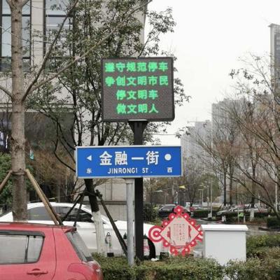 China Outdoor/Indoor/Highway Ledbow Hot LED electronic traffic signs light P6 P8 P10 customized traffic guidance LED screen for sale