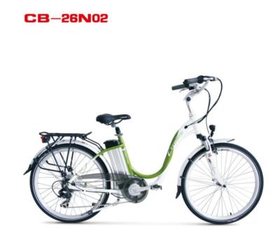 Cina bici elettrica della città di verde 500W in vendita