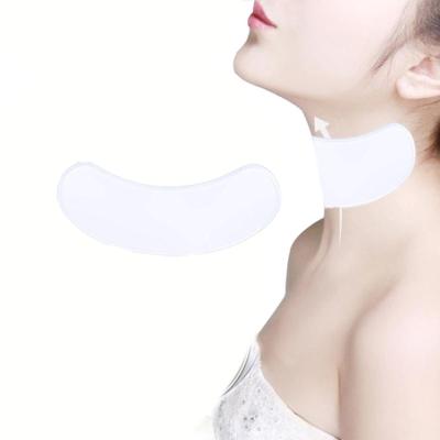 China Anti Wrinkle Reusable And Washable Reusable Chest Neck Eye Face Pads Silicone Anti Aging Wrinkle Removal Correction Pad for sale