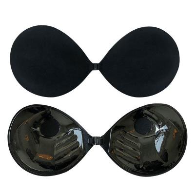 China Viable Lift Up Plunge Strapless Self Adhesive Bra Invisible Backless Sticky Bras for sale