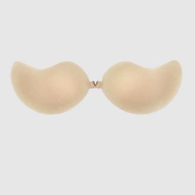 China One-Piece Push Up Bra Fashionable Sticky Bra Seamless Invisible Strapless Backless Self Adhesive Silicone Bra Pump for sale