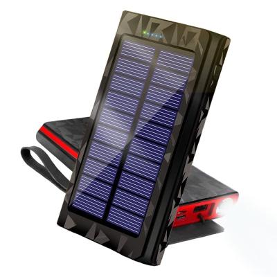 China Solar Waterpoof Charger 26800mah Charging Station Solar Panel Solar Power Bank Stand Holder Solar Powerbank Phone Chargers for sale