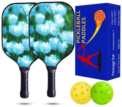 China As Logo Factory Price Customized Customized High Quality Carbon Fiber Face Pickleball Paddle Set For Outdoor Sports for sale