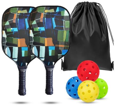 China As Best Pricemanufacturer 2023 Customized Hot Selling Carbon Side Pickleball Paddle Set For Outdoor Sports for sale