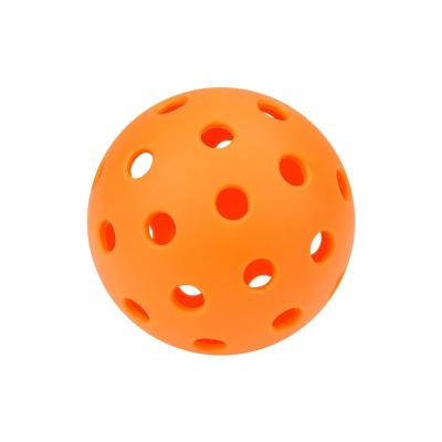 China Wholesale manufacturer customized hot sale and durable 74mm diameter with 40 holes pickleballs for outdoor sports for sale