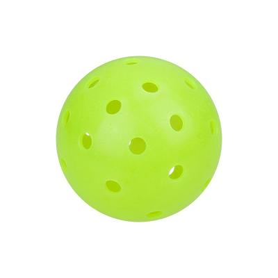 China Customized High Quality Durable Competition 40 Holes Seamless One Piece Pickleballs For Outdoor Sports for sale