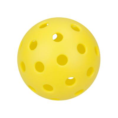 China Can Be HOT Customized Selling 40 Holes Yellow Color 74mm Diameter Pickleballs Balls For Outdoor Sports for sale