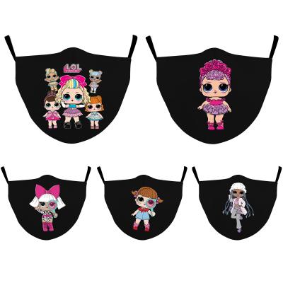 China Other Surprise Child Face Mask Girls Fashion Cotton Dustproof Reusable Washable Face Mask for sale