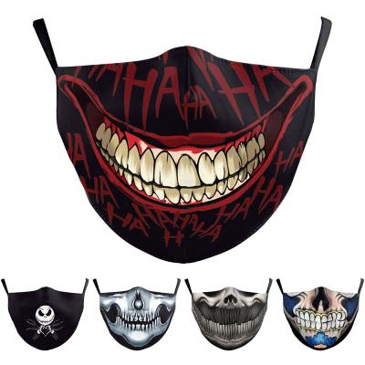 China Cotton Adult Cosplay Print Mask Face Masks Adult Washable Cloth Fashion Reusable Face Mask for sale