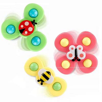 China 2021 Popular Amazon Bug Spinner Baby Fingertip Spinning Cartoon Insect Flower Busy Top Spinner for sale