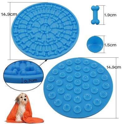 China Amazon Sustainable Hot Sale Lick Mat For Slow Dogs Driver Protection With Suction Wash Distraction Device Super Strong Dog Treats Lick Mat for sale