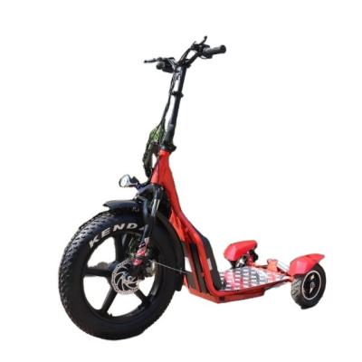 China Unisex other tricycles 48V 10Ah/20AH  Lithium battery Brushless stand up 3 wheel electric scooter for adult for sale