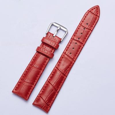 China Genuine Leather Fashion Watch Strap Needle Buckle Genuine Leather OEM Customized Logo for sale