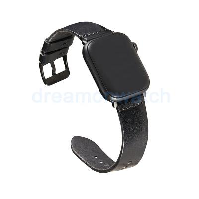 China Genuine Leather Fashion Watch Strap Needle Buckle Fit For iwatch 38mm/40mm 42mm/44mm for sale