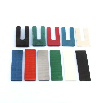 China OEM / ODM Plastic Construction Packers U-type Plastic Building Shims Te koop