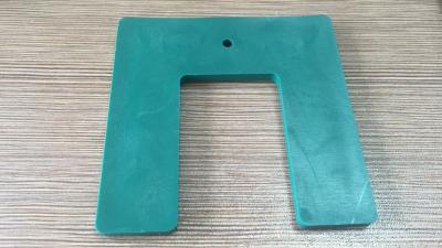 China PP-plastic schimmen en verpakkers U-vormige blauwe kleur 90 mm x 90 mm x 5 mm Te koop