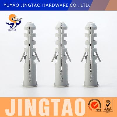 China elastisiteit Plastic Wall Plugs Shark Head type Expand Plugs ISO9001 Te koop