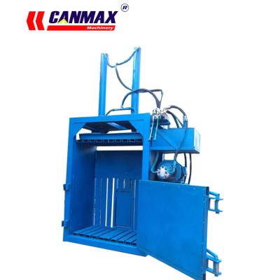 China Small CLOTHING Cardboard Baler, Vertical Baler Price, Hydraulic Baling Press Manufacturer for sale