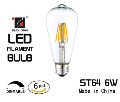 China Hotel Old Style Filament Light Bulbs High Color Rendering Mercury Free for sale