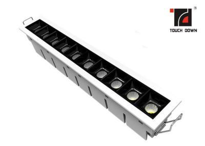 China Black Color LED Linear Downlight 281 * 46 * 52mm Size 1800Lm High Lumen for sale