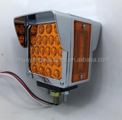 China PMMA+ABS FIJO O INTERMITTEE, DOUBLE FRONT SIDE LIGHT BEACON FOR heavy duty truck, vehicle car for sale