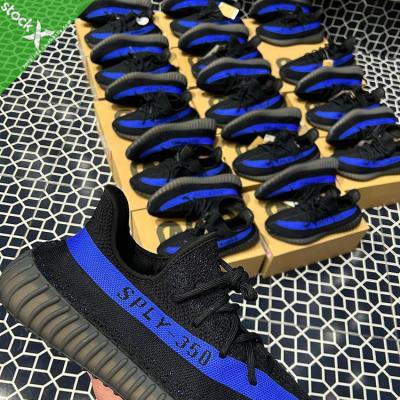 China 2022 hot sale good quality 350v2 yezzys outdoor slippers shining blue yeezy shoes for men and women for sale