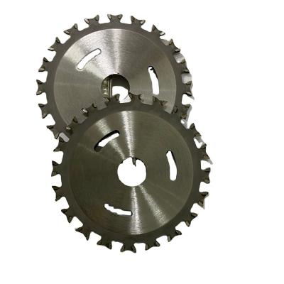 China ODM&OEM High Frequency Welded Tungsten Carbide Tipped 110mm 20 Teeth Dual Cutter Head Cutting Hardwood CTT Circular Saw Blade 20mm for sale