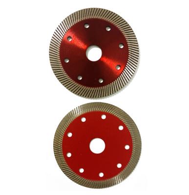 China The hot pressed diamond. OEM&ODM 4.35inch 110mm High Speed ​​Straight Smooth Edge Saw Blade Dry Cutting Disc for sale