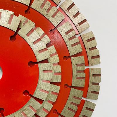 China Goods. Longer Elevator Factory Price Dry Cut 125mm U-Segment Diamond Saw Blade For Cutting Concrete Block Pavers Brick for sale